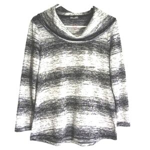 TALBOTS Gray Cowl Neck Sweater